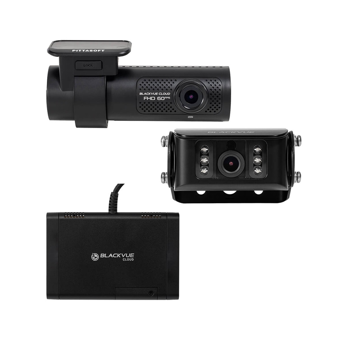 BlackVue Lastebil Bilkamera DR770X 2CH TRUCK LTE 64GB