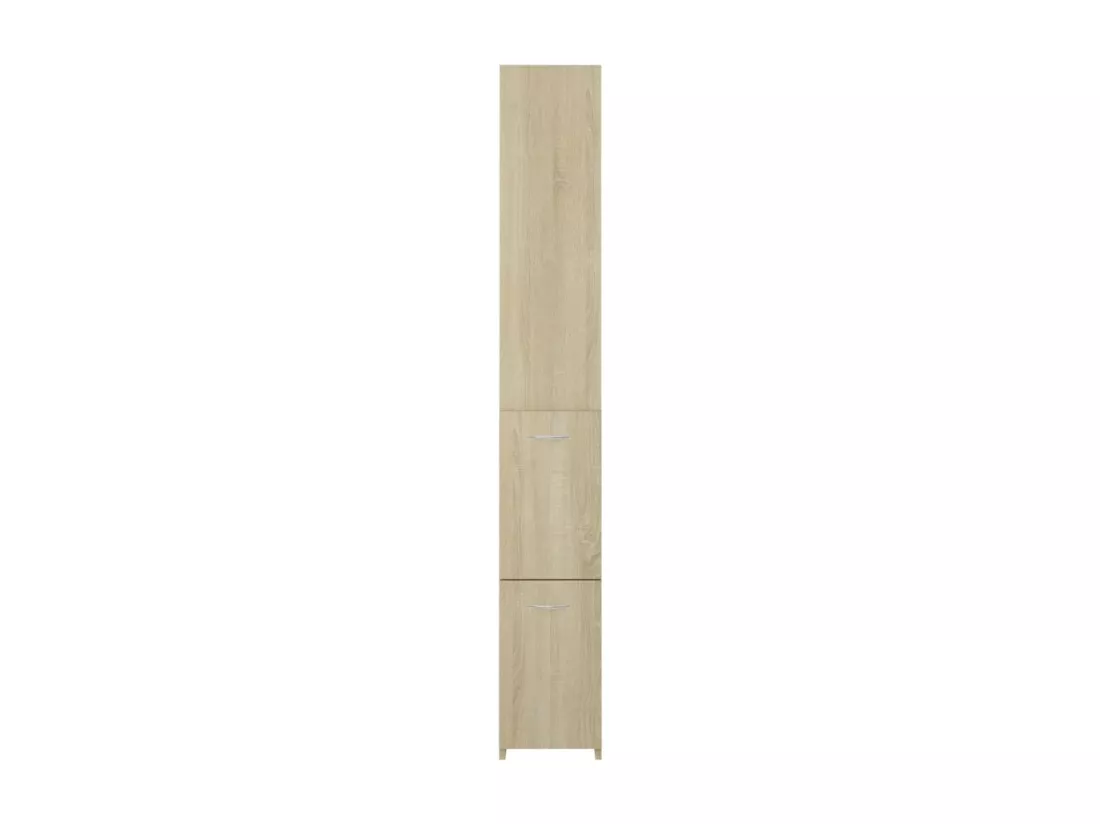 Armoire de salle de bain Chêne sonoma 25x25x170