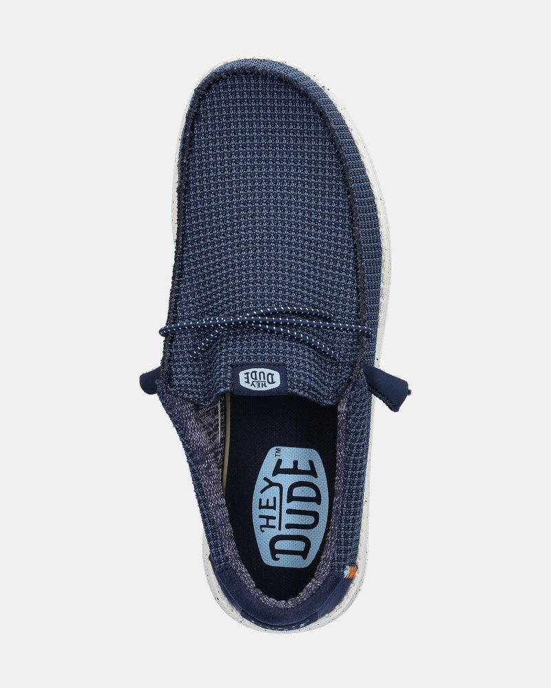 Hey Dude Wally Sport Mesh Instapschoenen  - blauw