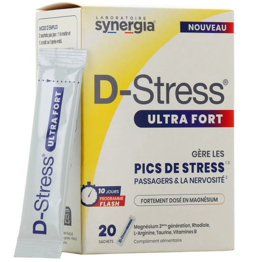 Synergia D-Stress Ultra Fort - Pics de Stress, Nervosité