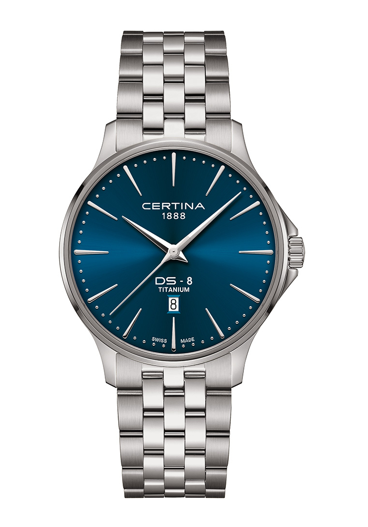 Certina DS-8 Armbanduhr 40mm Blau C045.410.44.041.00