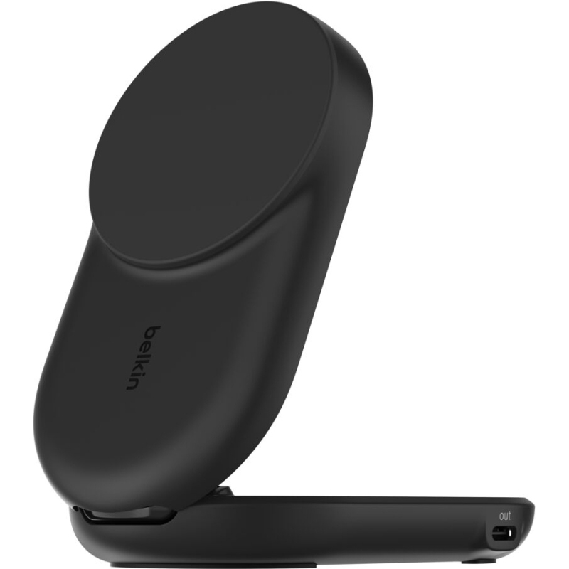 Belkin Qi2 Fitness tracker, Casques, Smartphone, Smartwatch Noir USB Recharge sans fil Charge rapide Intérieure