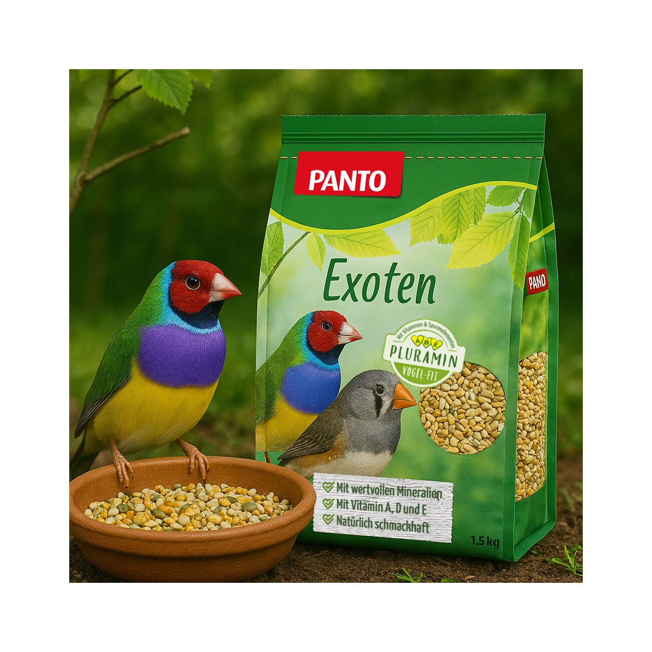 Panto ® Exotenfutter mit Pluramin® 1 kg