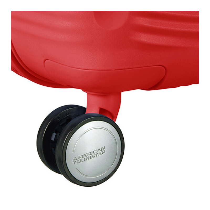 Valise cabine rigide Soundbox Extensible 55 cm Coral red