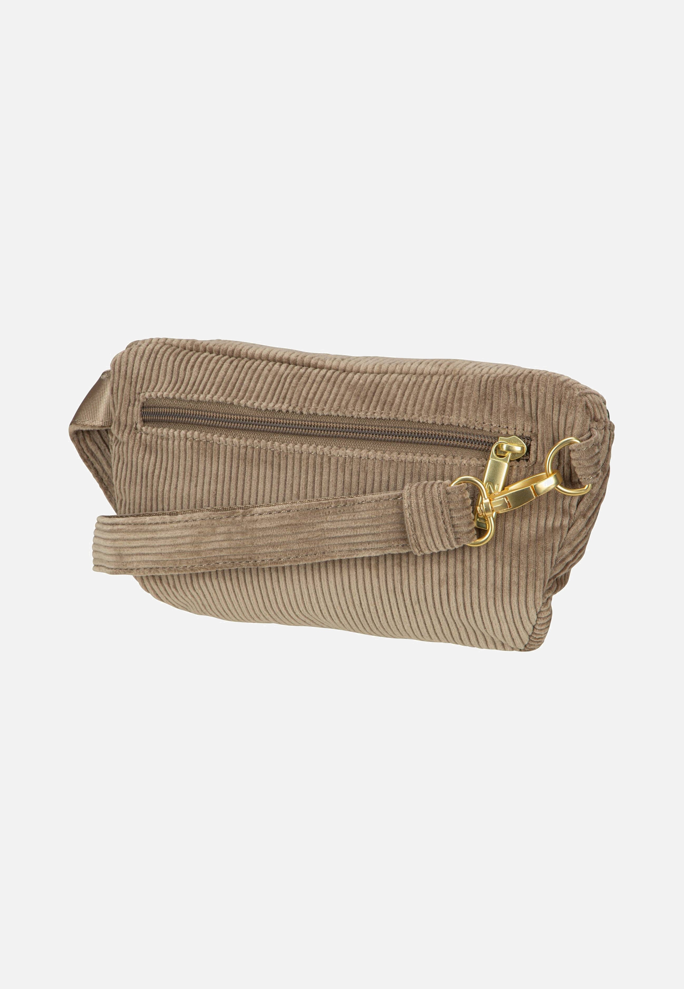 Mademoiselle MH4 Cord/Mocca - Bauchtasche