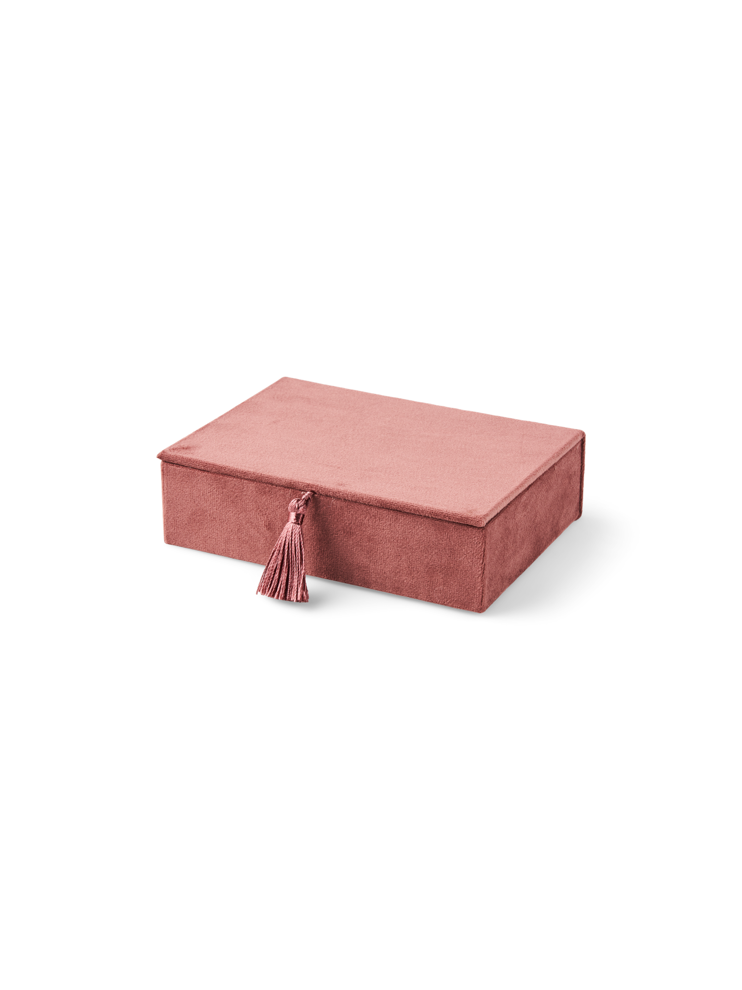 Smykkeskrin | 16 x 11,5 x 4,5 cm. | Dark Rose