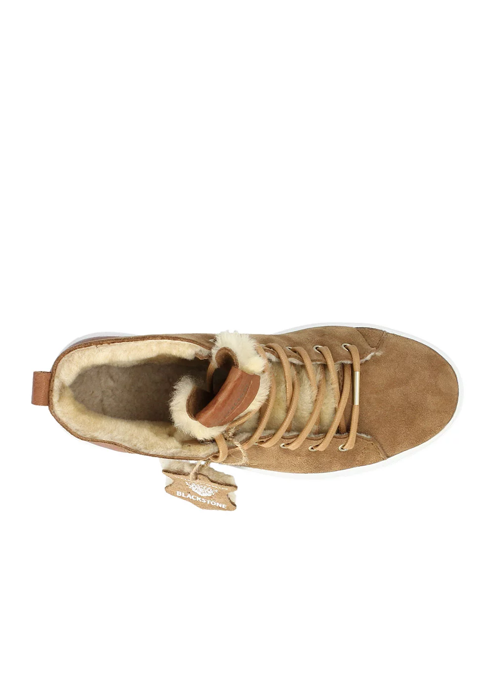 SNEAKER QL48 SHEARLING RUST