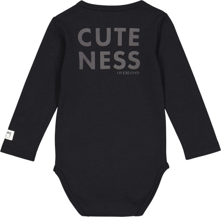 Müsli by Green Cotton Olsen kids l/s body Black