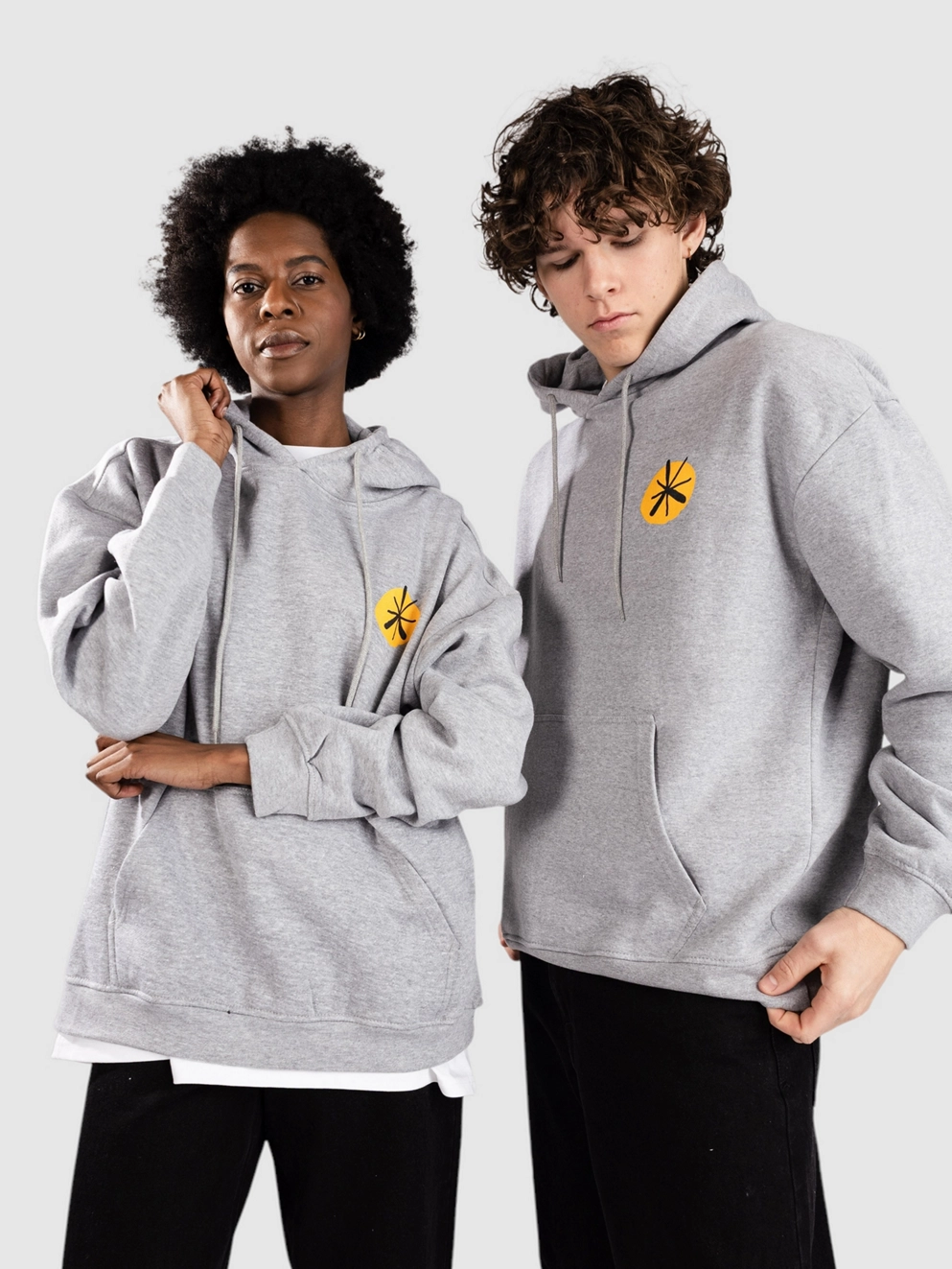 Macba Life Palm Hoodie heather grey