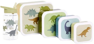 A Little Lovely Company Matboks & Flaske, Dinosaurs