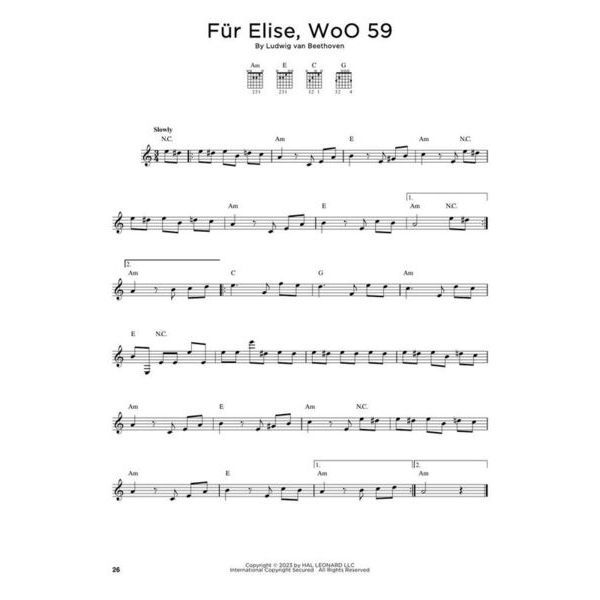 Hal Leonard First 50 Melodies Guitar