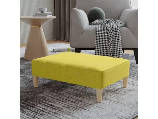 Repose-pied Vert 78x56x32 cm Tissu