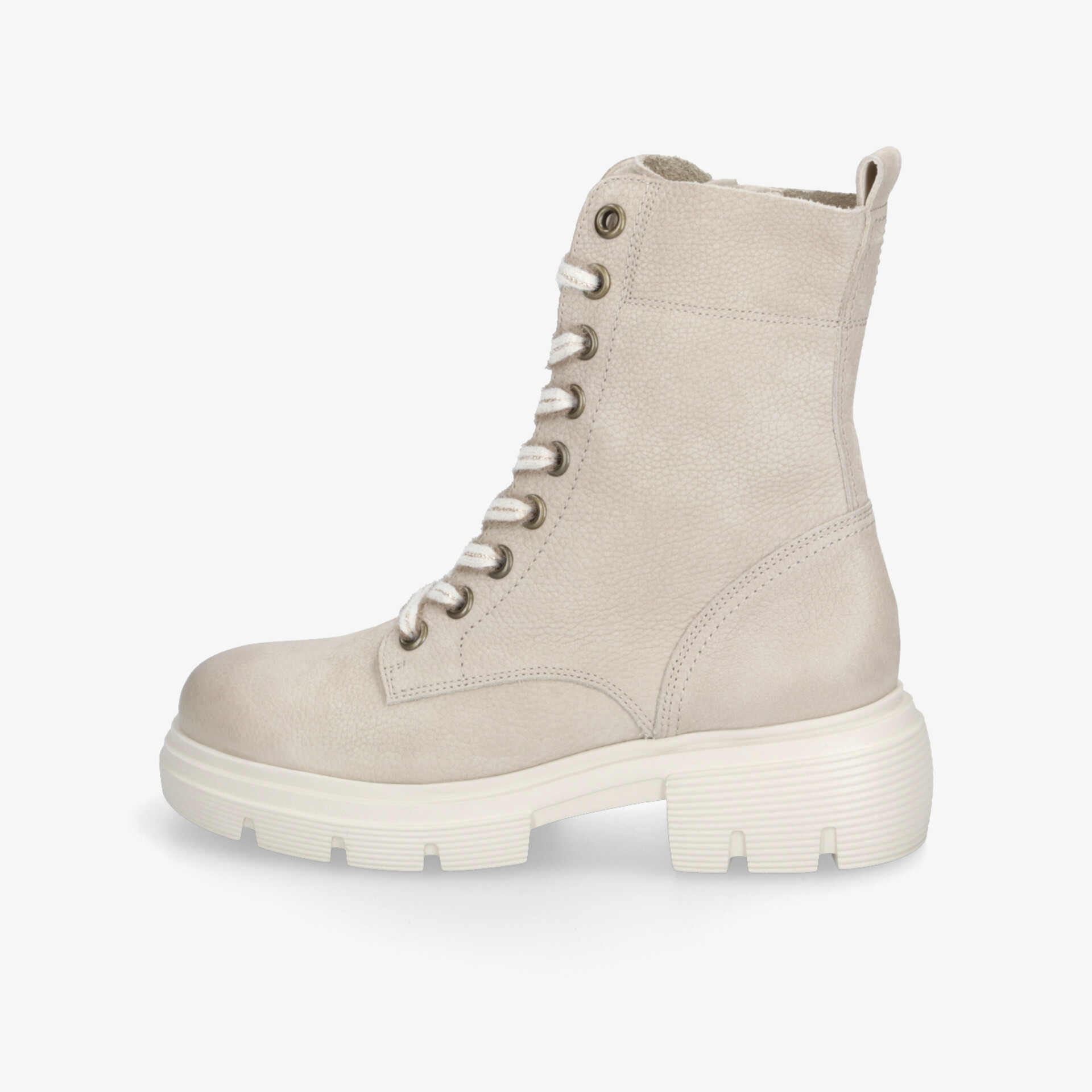 paul green Damen Schnürstiefeletten beige
