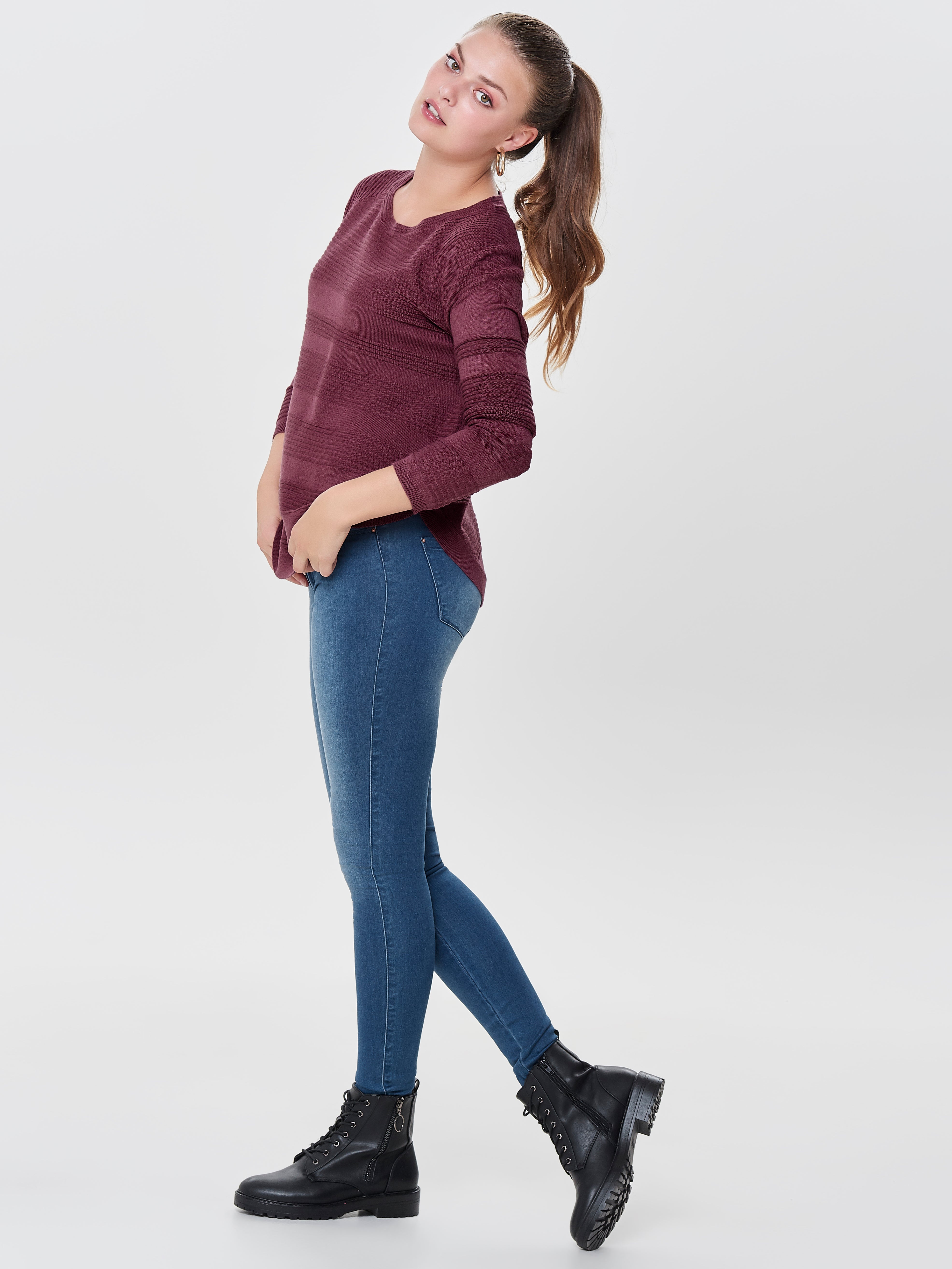 ONLCAVIAR Strickpullover Wild Ginger