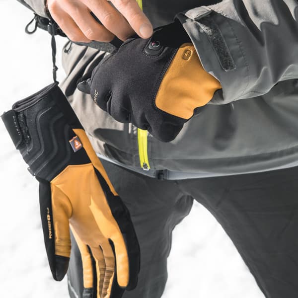 Gant chauffant THERM-IC POWGLOVE SKILIGHT BLACK/CAMEL
