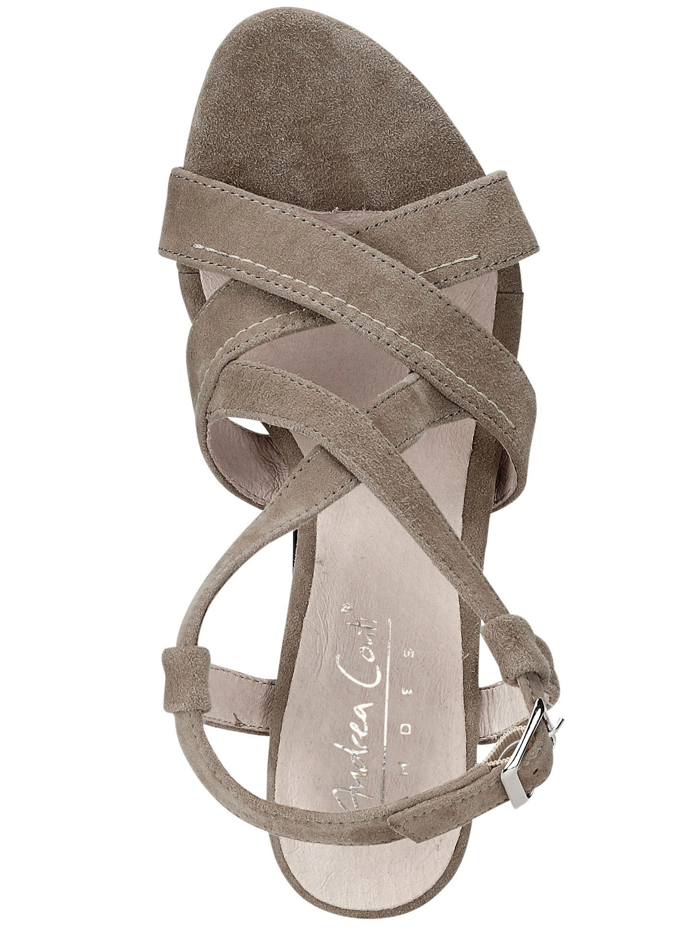 Andrea Conti Sandalette in taupe