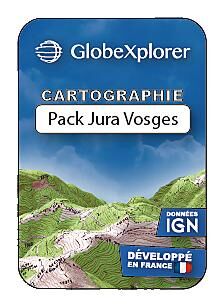 GLOBEXPLORER - TOPO GLOBEXPLORER IGN 1/25000e PACK JURA/VOSGES