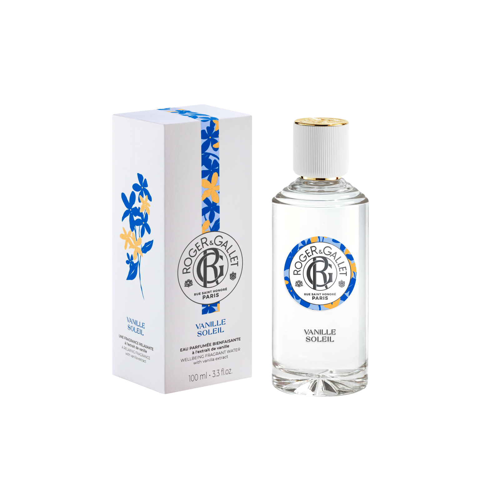 Roger & Gallet Eau Parfumée<br>100 ml, Vanille Soleil
