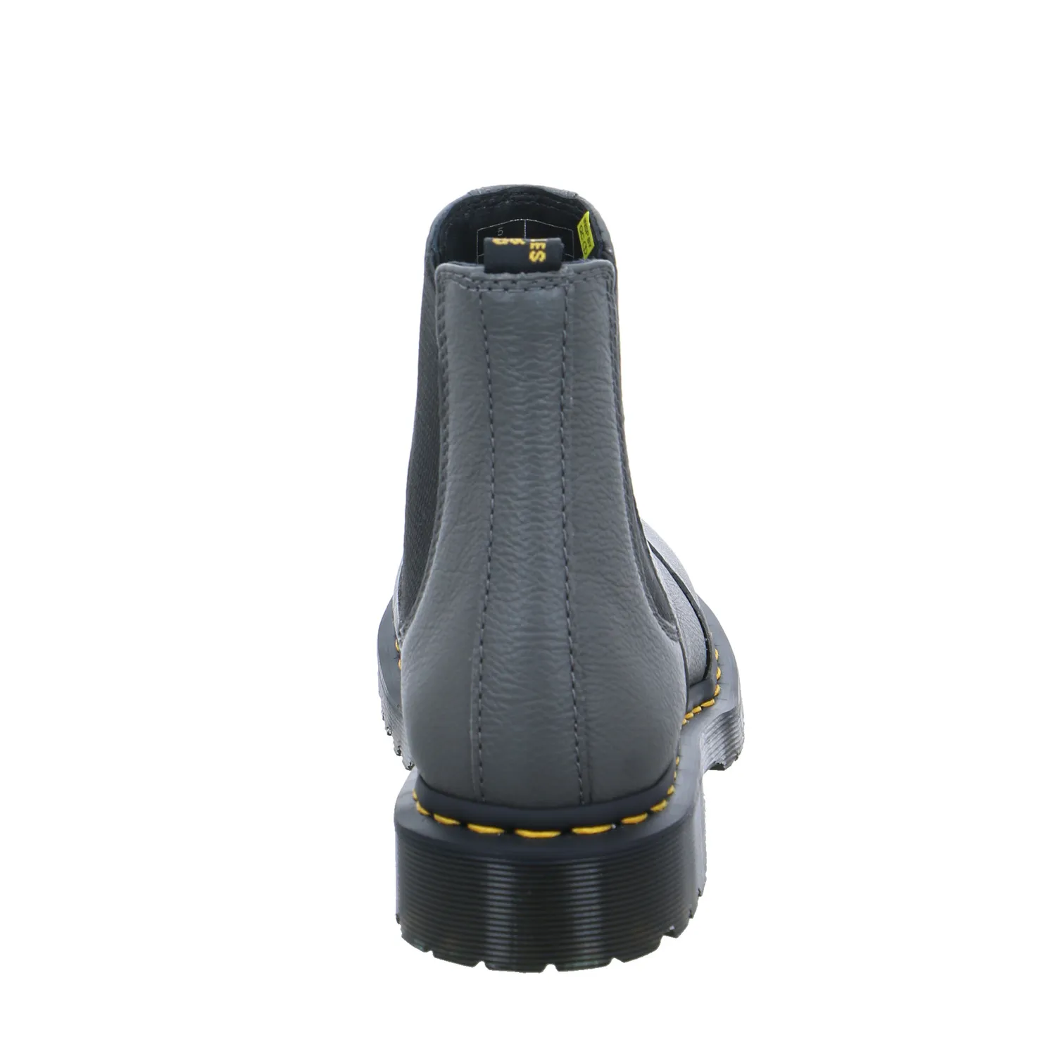 DR. MARTENS Boot Grau Leder