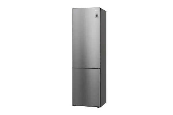 LG GBP62PZNBC - Køleskab/fryser - bund-fryser - bredde: 59.5 cm - dybde: 67.5 cm - højde: 203 cm - 384 liter - Klasse B - stål