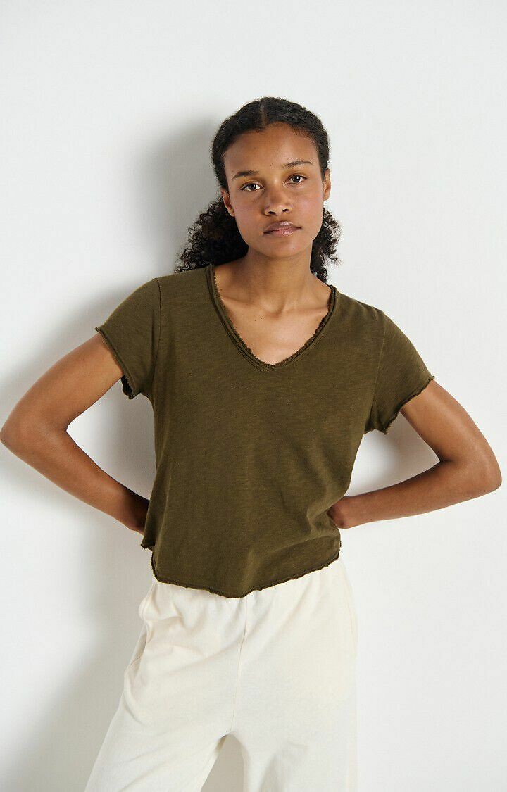 AMERICAN VINTAGE<br>Camiseta Sonoma de manga curta com decote em V