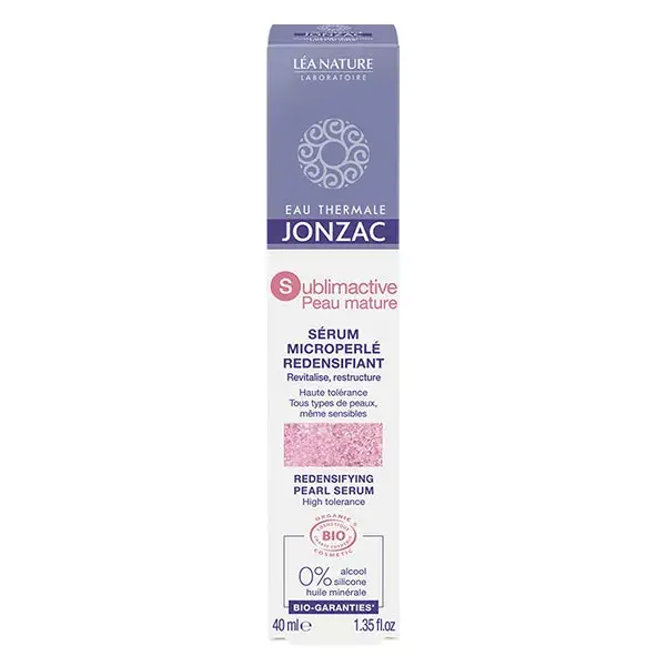 Sérum Orgânico Redensificador Microesferado Sublimativo para Pele Madura com Água Termal Jonzac 40ml