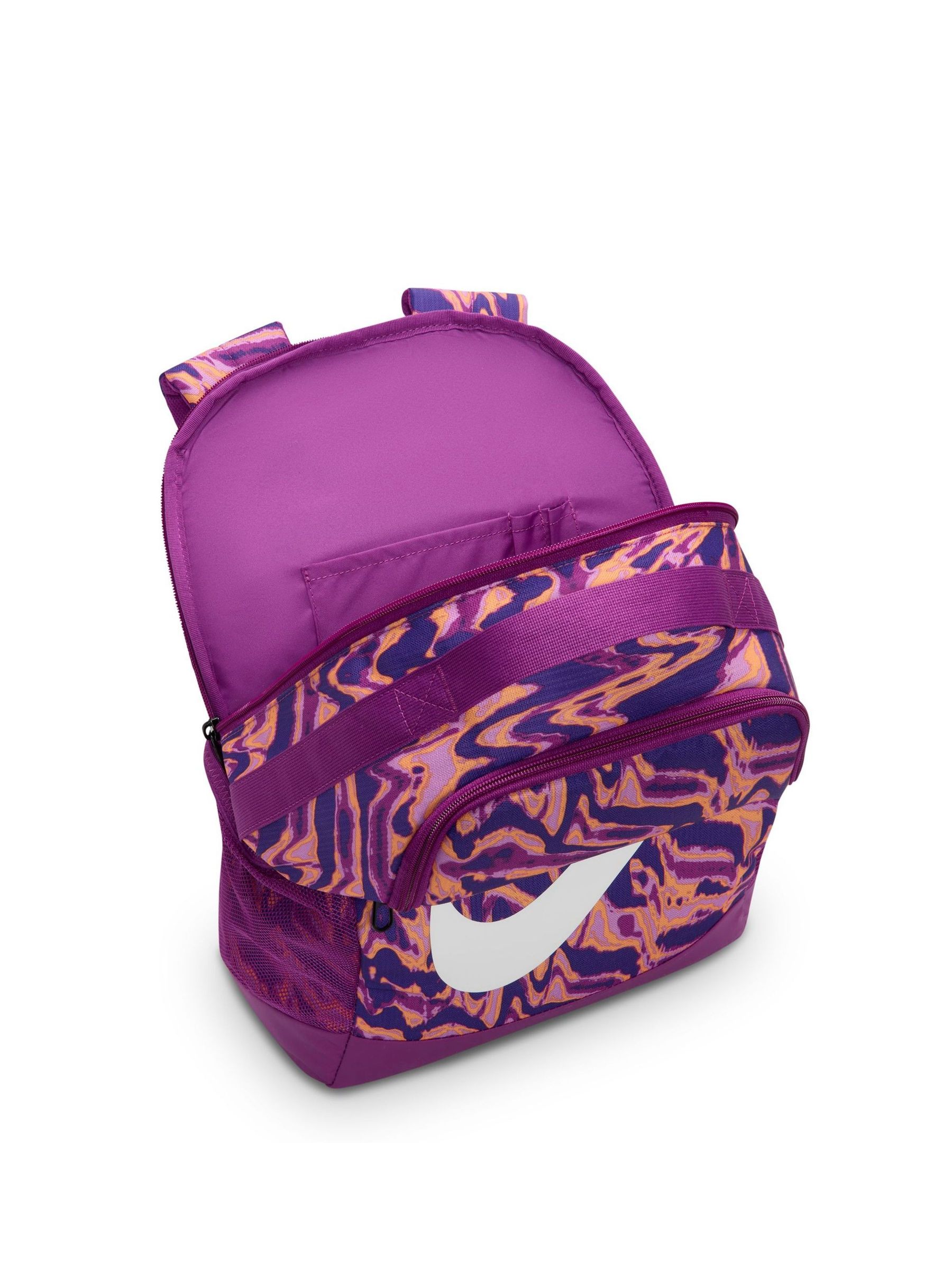 Vet Berry - Nike Brasilia rugzak met all-over print
