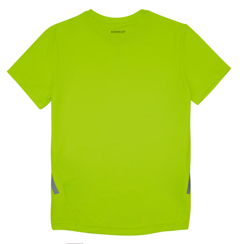 adidas Performance - RUN 3S TEE - Vert / Argenté