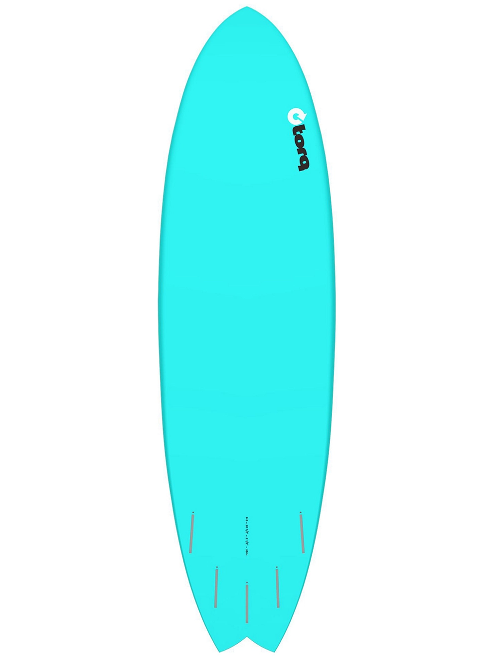 Torq Epoxy Tet Mod Fish Pinlines Surfboard blue