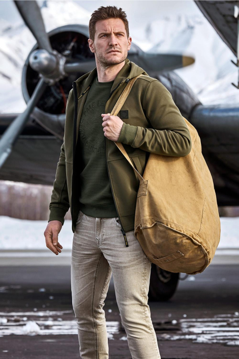PME legend groene heren sweater