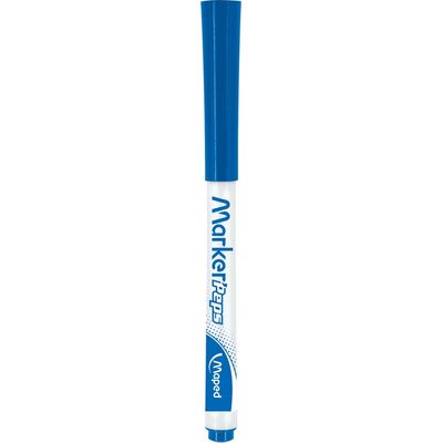 Maped Marker'Peps - Marqueur effaçable - pointe fine - bleu