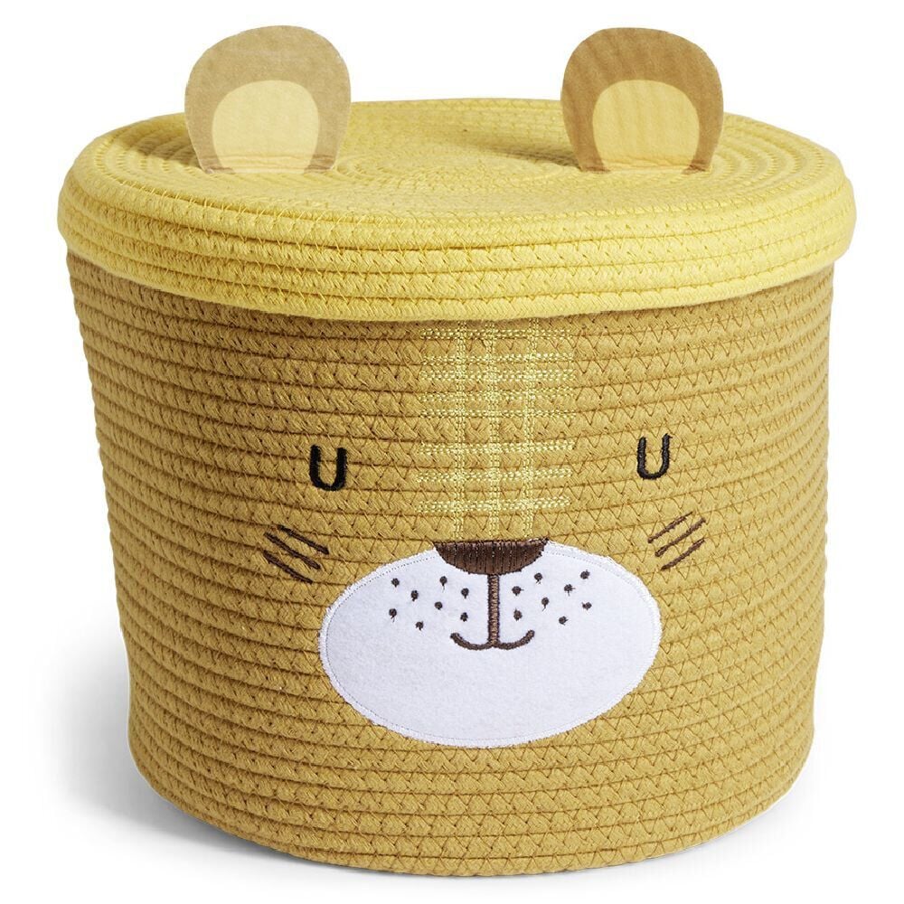 Panière enfant tigre Ø30xH25,5cm