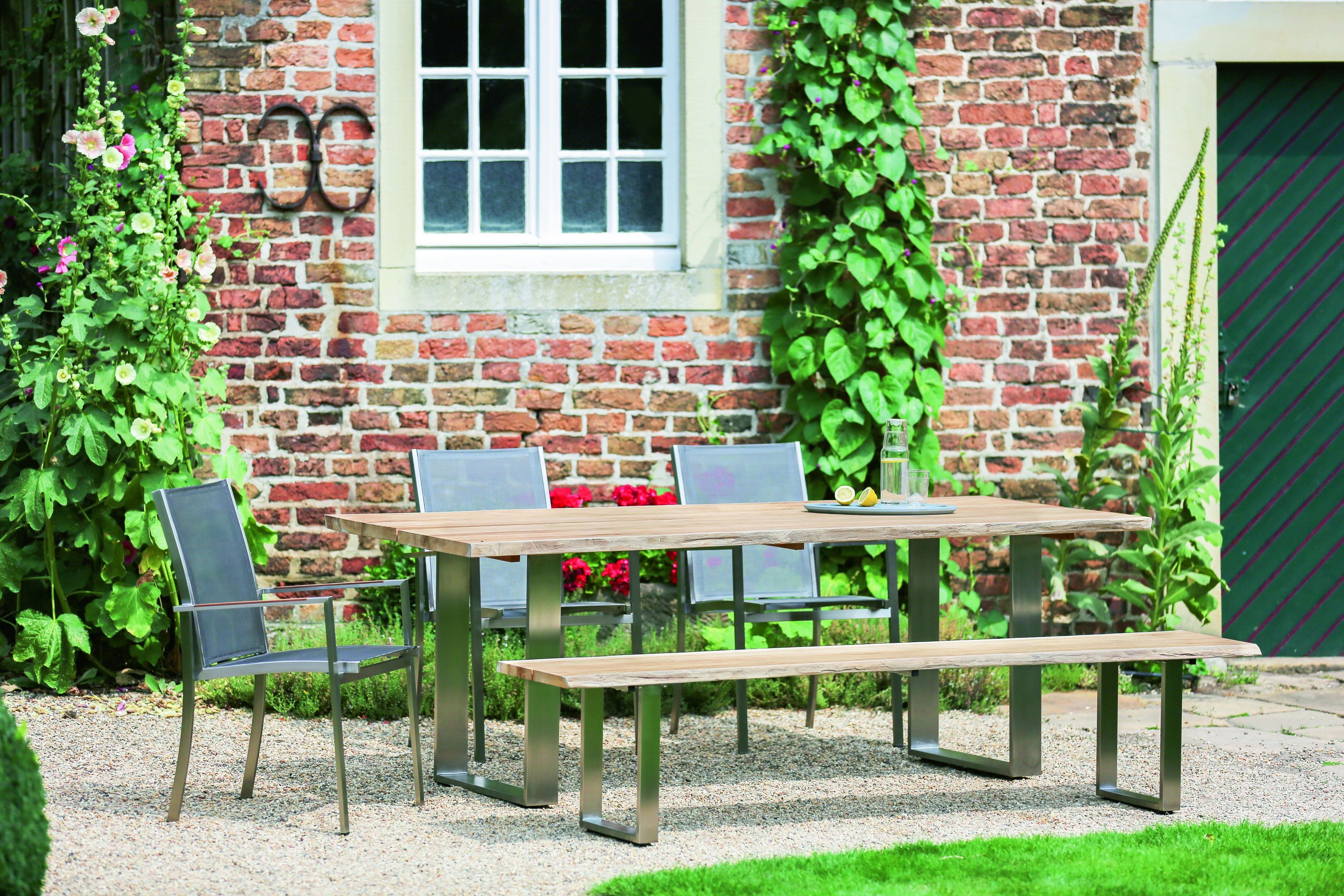 Gartenbank SOLID 220 x 46 x 40 cm