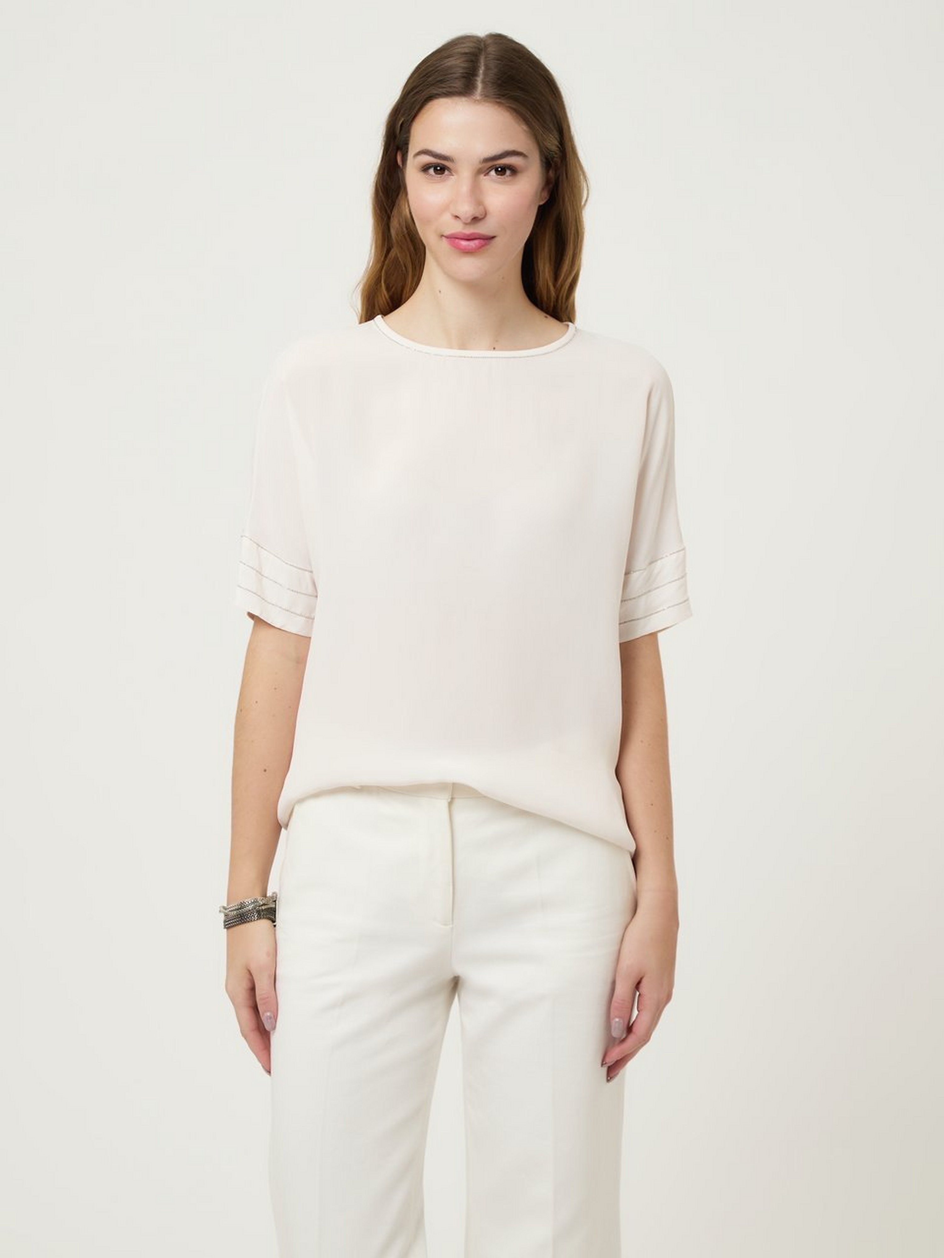 Blusen-Shirt mit 1/2-Arm