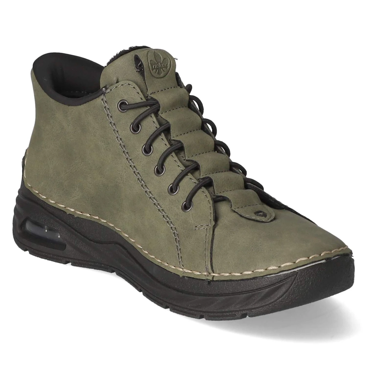 RiekerSchnürstiefeletten - grün