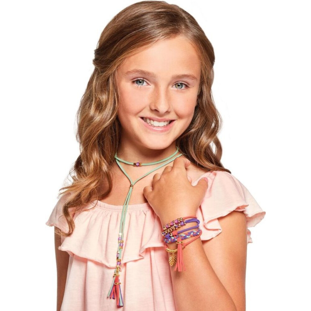 Make It Real Suede Armbandjes met Bedeltjes Maken