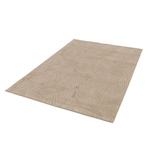 Tapis intérieur et extérieur en relief - lauria - beige - 120 x 170 cm