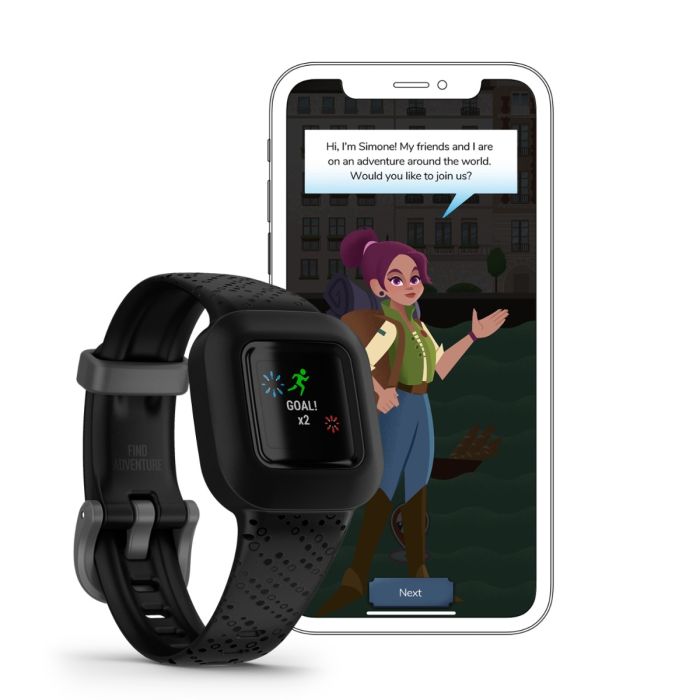 Garmin Junior Fitnessarmbånd vívofit® jr. 3 (Adjustable) Sort