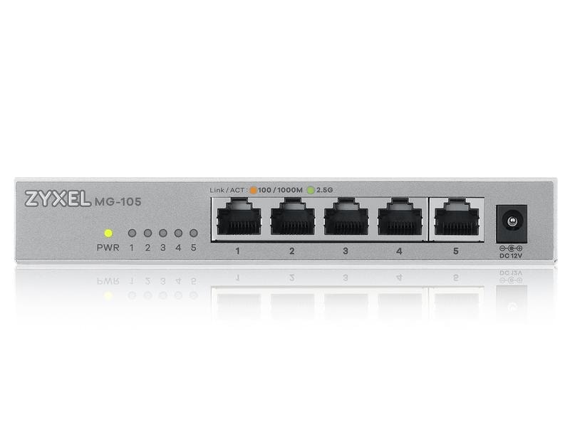 Zyxel Switch MG-105 5 Port Unmanaged 2.5-Gigabit-Switch
