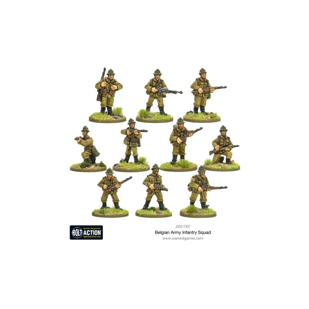 Bolt Action - Belgian - Infantry Squad