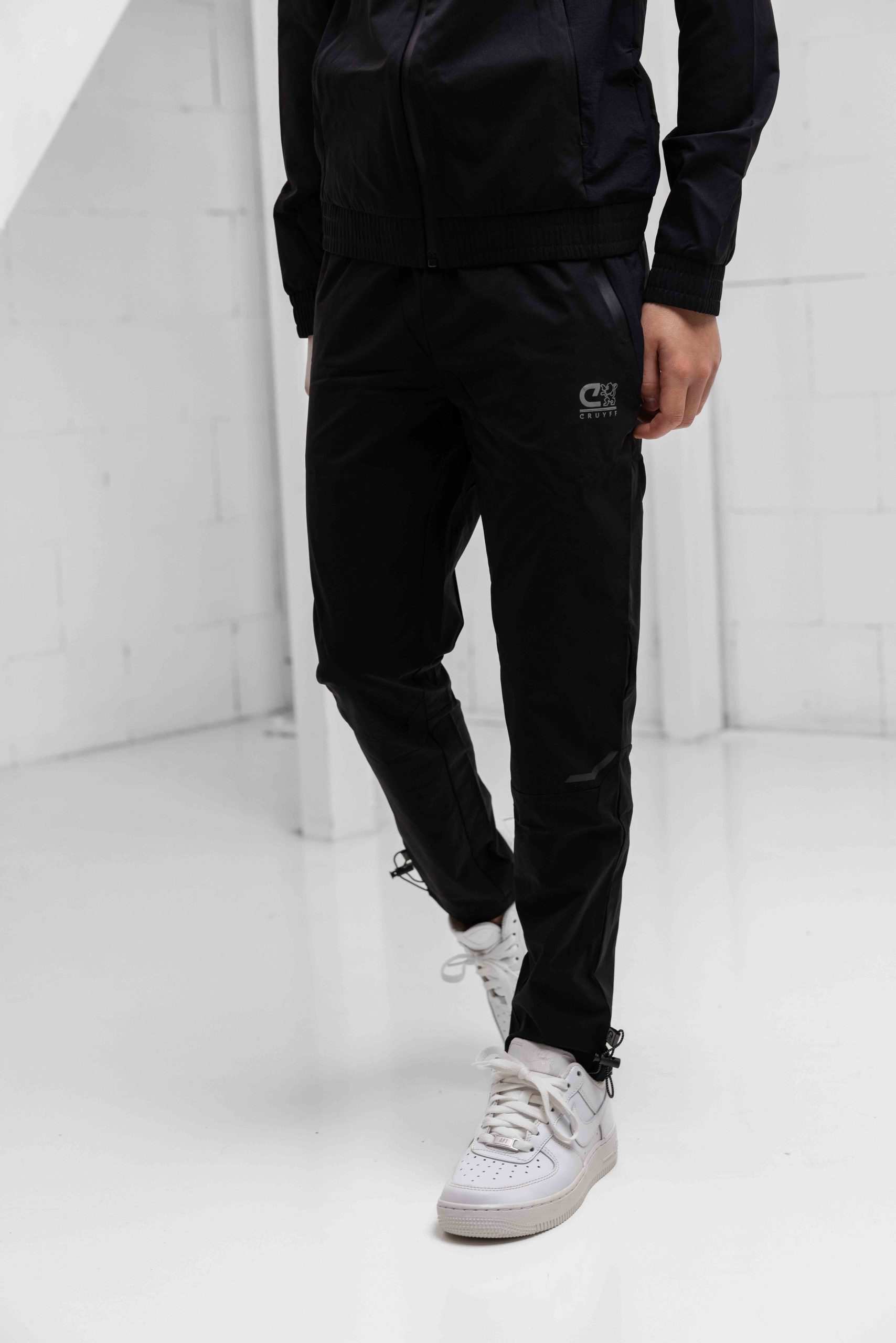 Cruyff Elite Trainingspak Kids Zwart