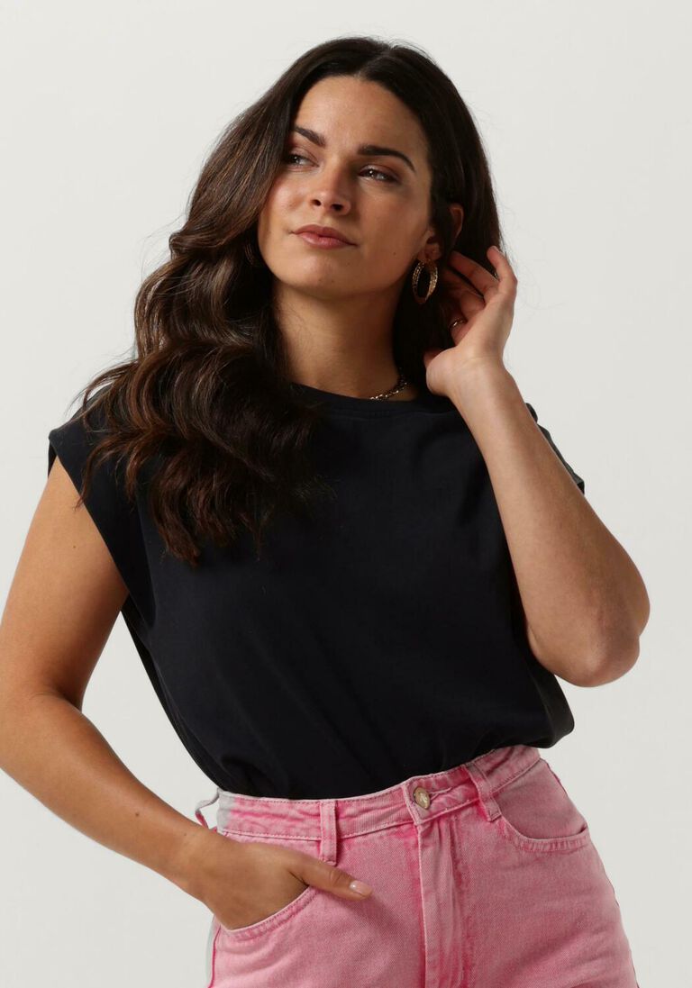 CATWALK JUNKIE grijze catwalk junkie top strong shoulder top