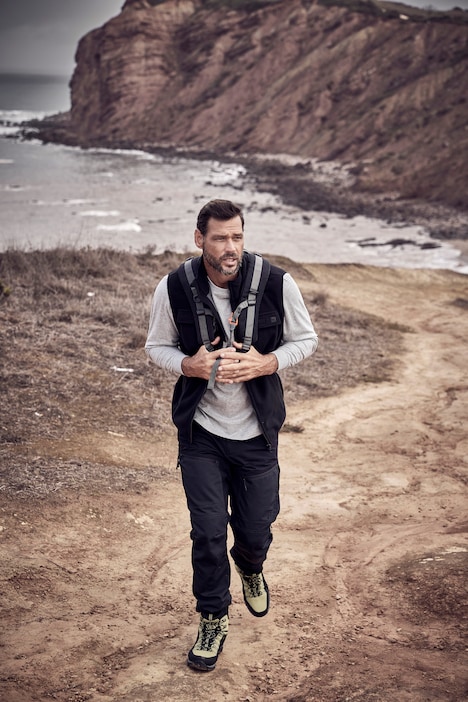 JAY-PI Fleece-Weste, Outdoor, Stehkragen, Taschen
