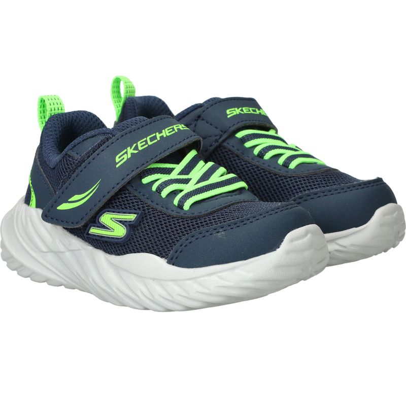 Skechers Nitro Sprint Sneakers Blauw Jongens