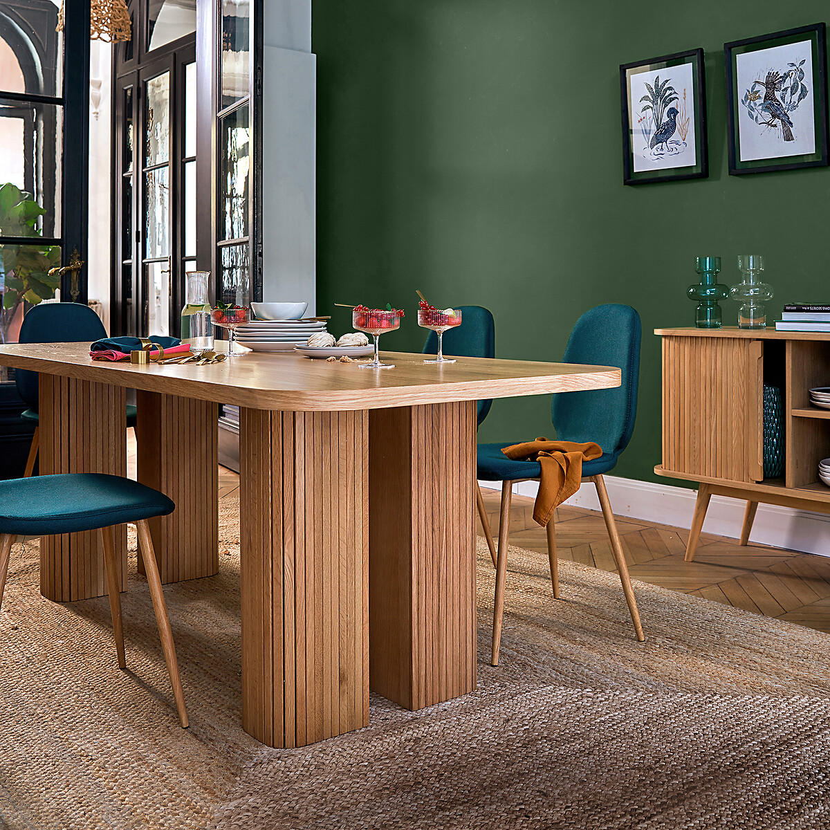 LA REDOUTE INTERIEURS<br>Mesa retangular 6/8 pessoas, Latti