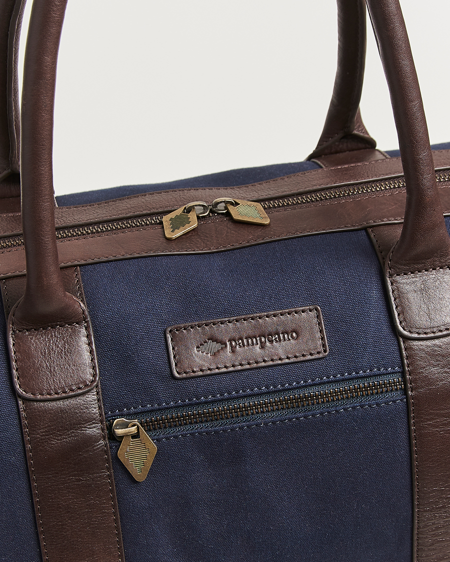 Pampeano Varon Small Canvas Weekend Bag Navy
