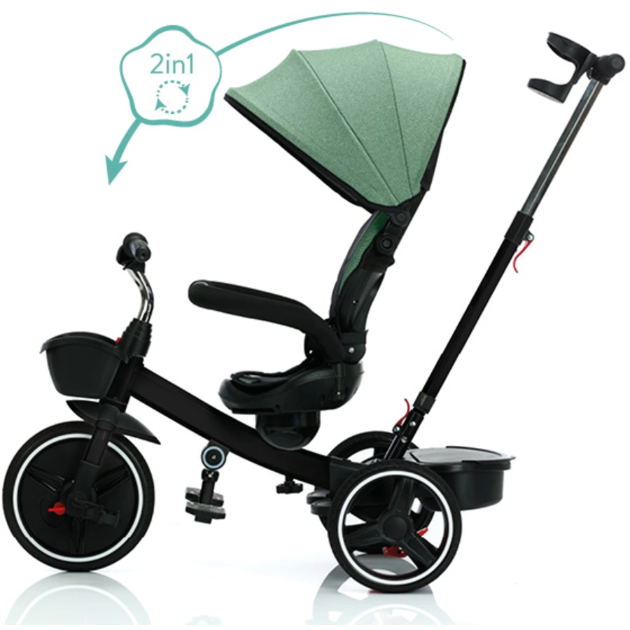 fillikid Dreirad Niki 360 schwarzgrün