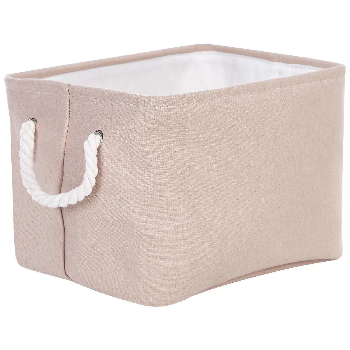 Beliani Paniers DARQAB en polyester beige