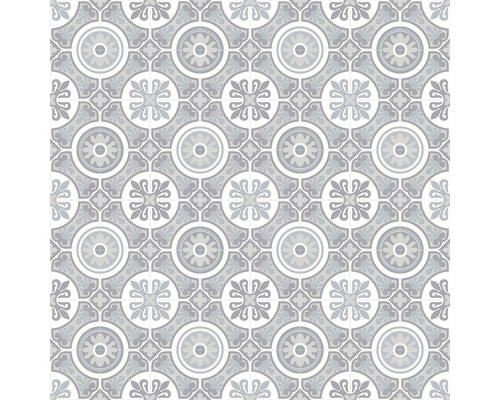 PVC vloer Feelcore tegellook beige/grijs 200 cm breed (per meter verkocht)