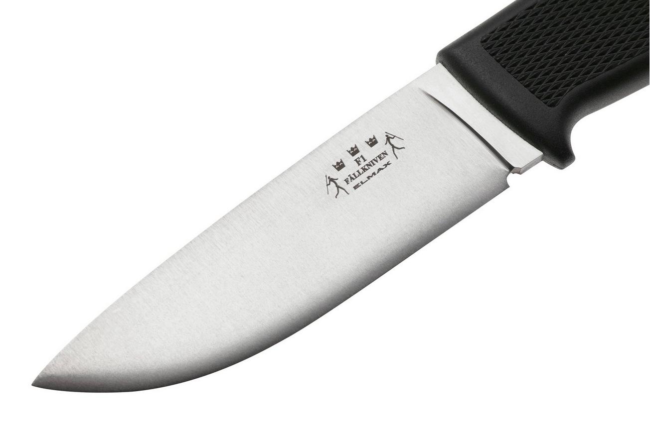 Fällkniven F1LElmax Pilot Survival Knife, lederen foedraal, outdoormes